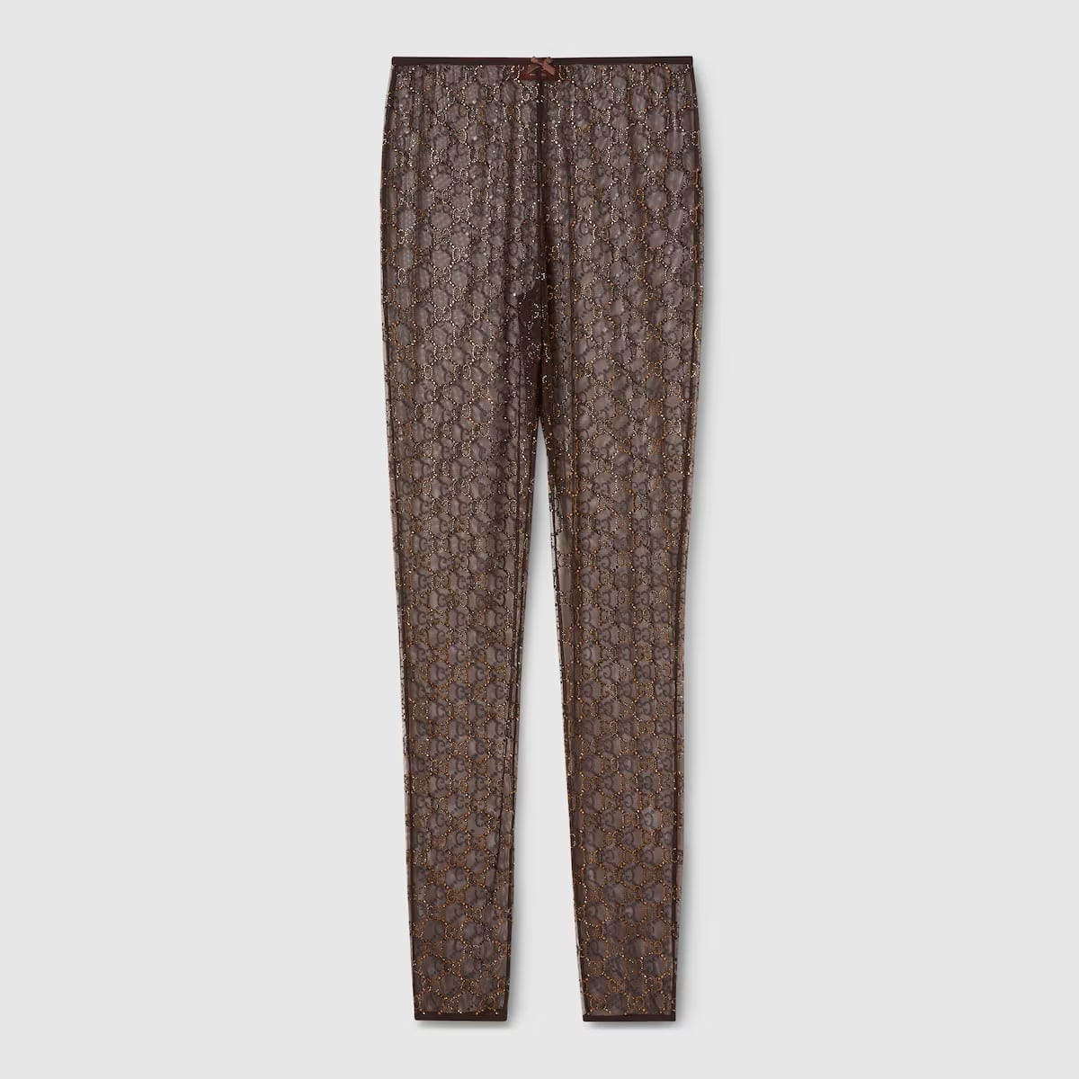 Tulle leggings with GG crystals